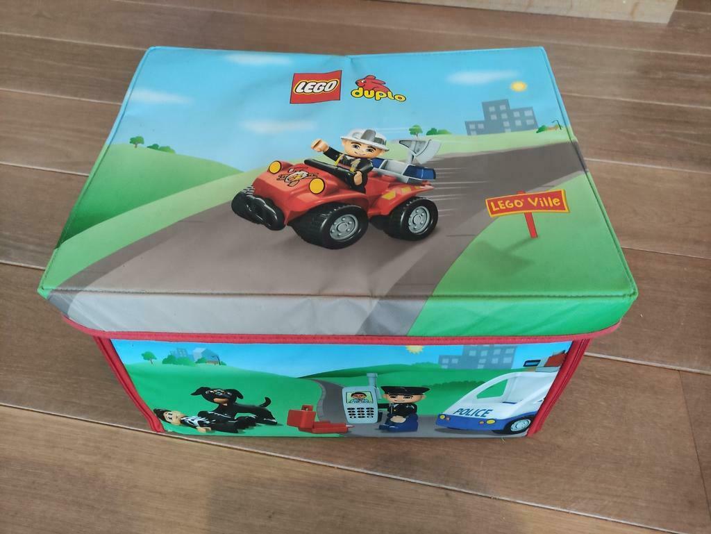 Lego opbergbox + speelmat, Kinderen en Baby's, Speelgoed | Duplo en Lego, Ophalen of Verzenden, Zo goed als nieuw, Lego