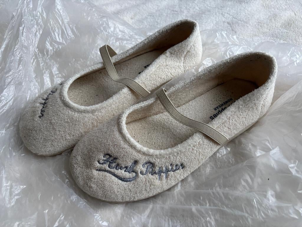 Hush Puppies beige pantoffels maat 38, Beige, Ophalen of Verzenden, Pantoffels of Sloffen, Gedragen