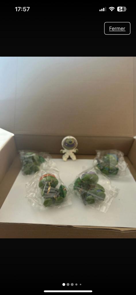 Lot figurines tortues ninja, Enlèvement, Comme neuf