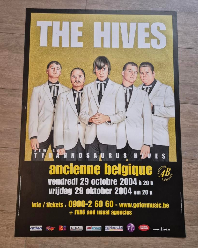 Affiche du concert The Hives AB/Ancienne Belgique 2004, Enlèvement ou Envoi