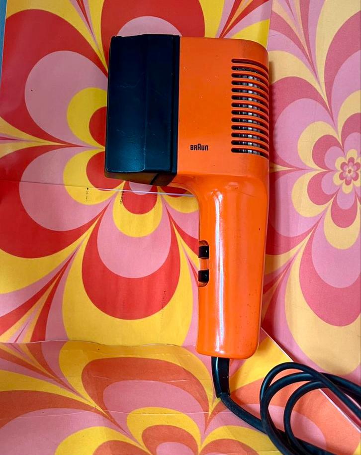 Braun haardroger Retro, Ophalen of Verzenden, Gebruikt, Haardroger
