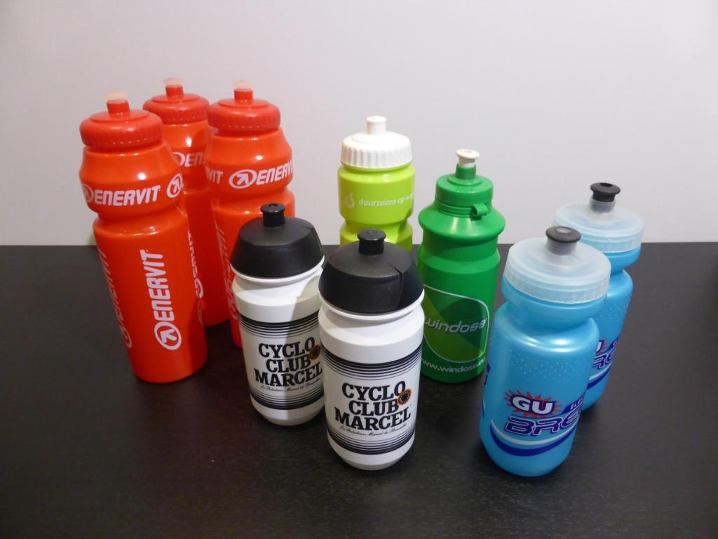 Bidon (9 stuks), Fietsen en Brommers, Fietsaccessoires | Overige Fietsaccessoires, Ophalen of Verzenden, Zo goed als nieuw