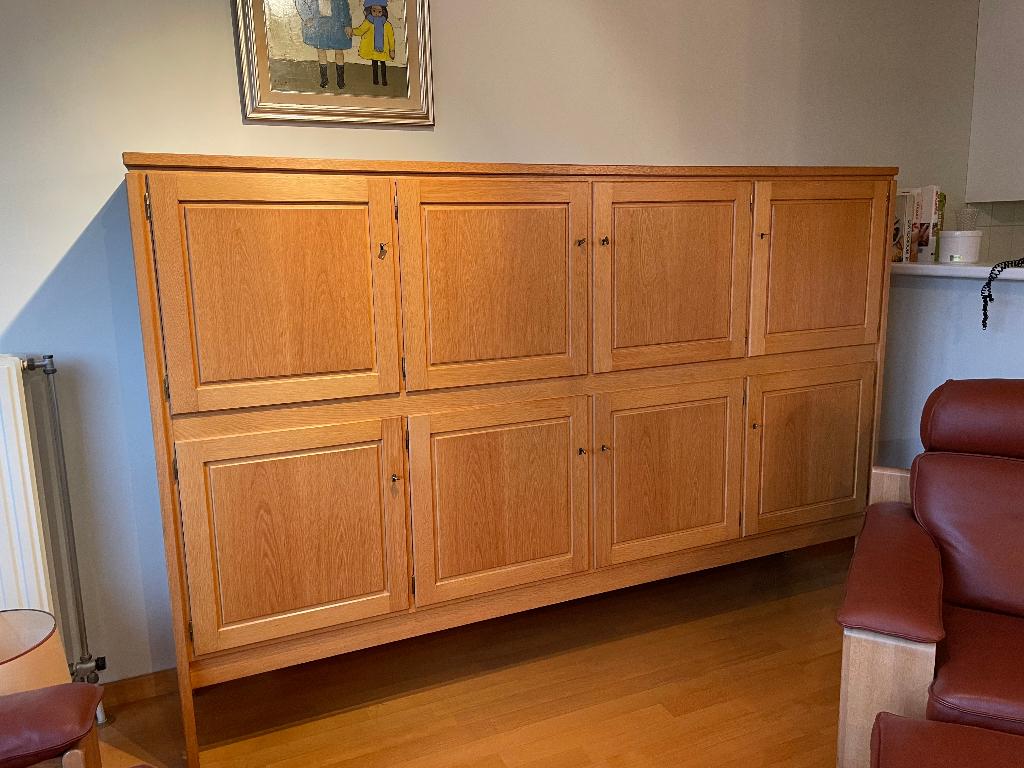 dubbele buffetkast, Huis en Inrichting, Ophalen, Met deur(en), 100 tot 150 cm, Zo goed als nieuw