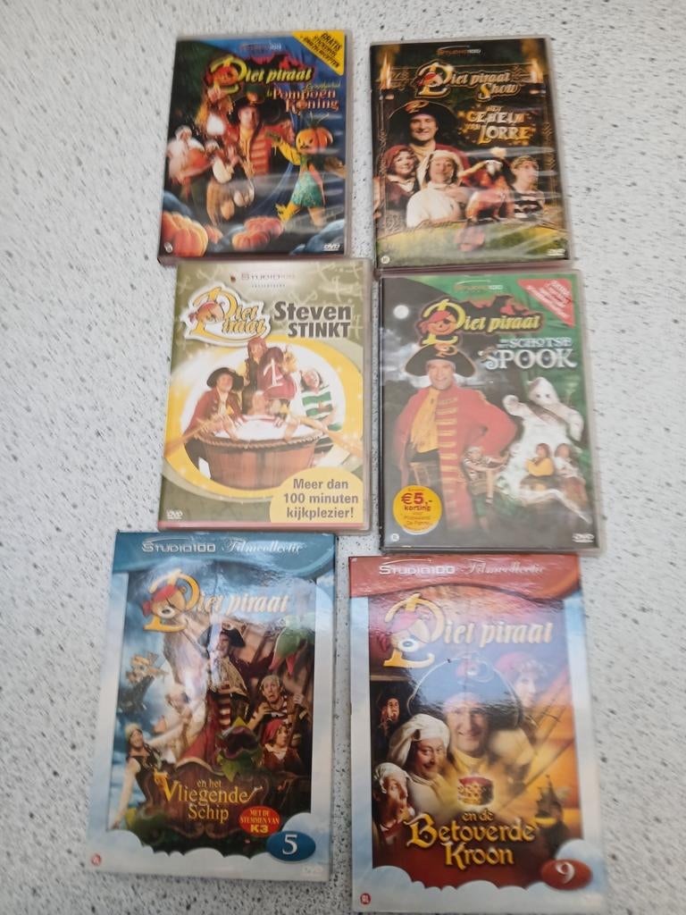 Dvd piet piraat, Ophalen of Verzenden, Zo goed als nieuw