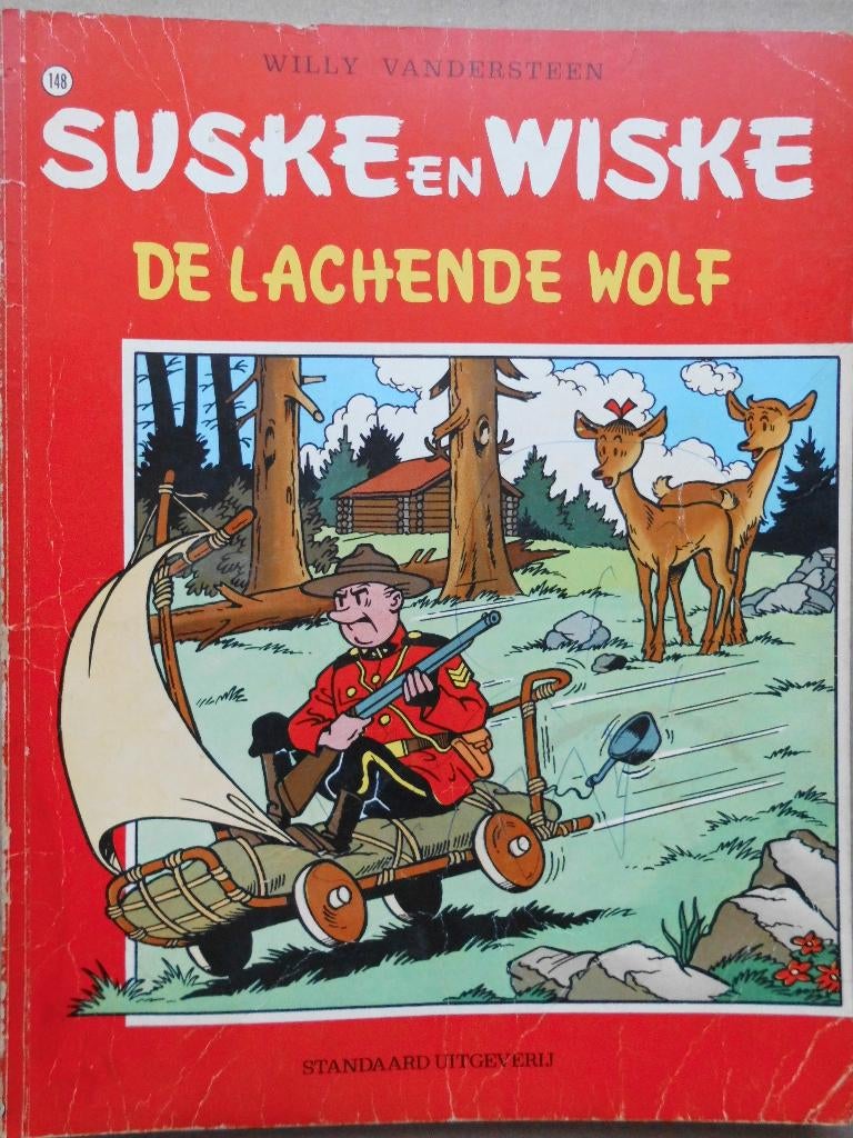 Suske en Wiske - De lachende Wolf, Boeken, Gelezen, Willy Vandersteen, Eén stripboek, Ophalen of Verzenden