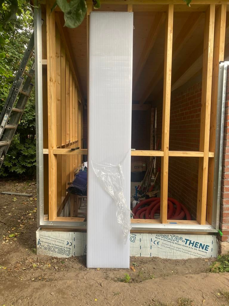 Polycarbonaat platen met dikte 60mm, kleur opaal., Enlèvement, Neuf, 50 à 100 mm