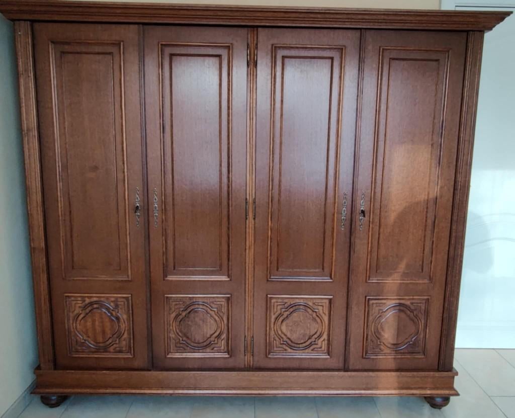 Kleerkast en dressoirkast met spiegel - slaapkamer, Ophalen