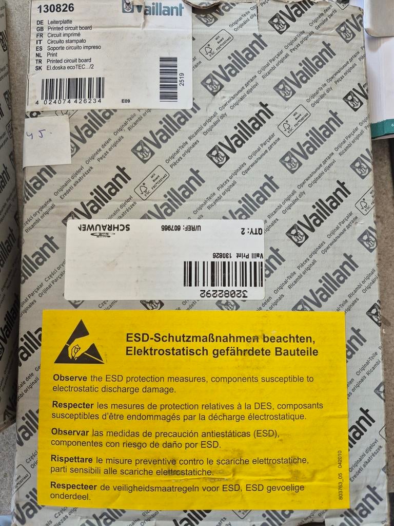 Vaillant printplaat 130826, Doe-het-zelf en Bouw, Ophalen of Verzenden
