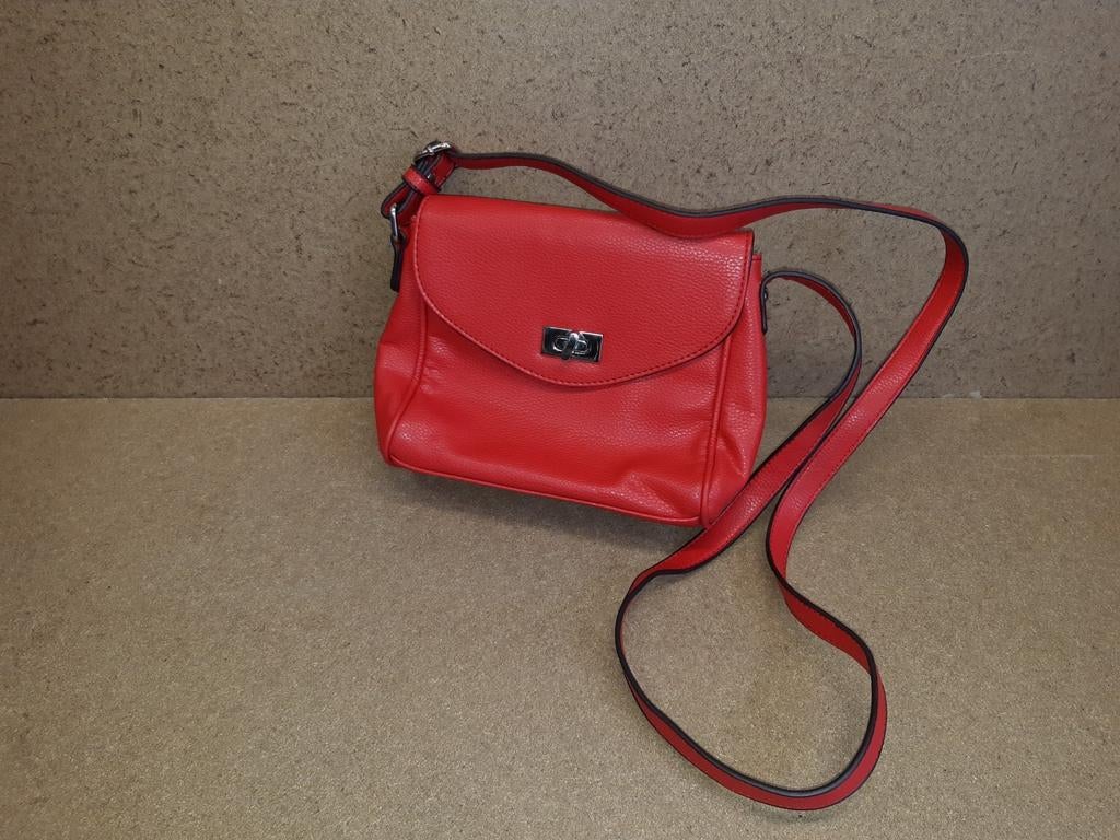 Handtas rood Lola & Liza, Ophalen of Verzenden, Zo goed als nieuw, Rood