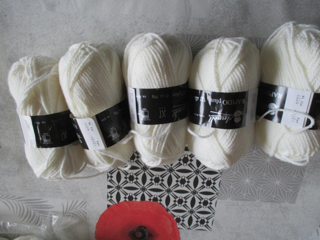wol wit annell plus 50 gr, Ophalen of Verzenden, Nieuw, Breien of Haken, Wol of Garen