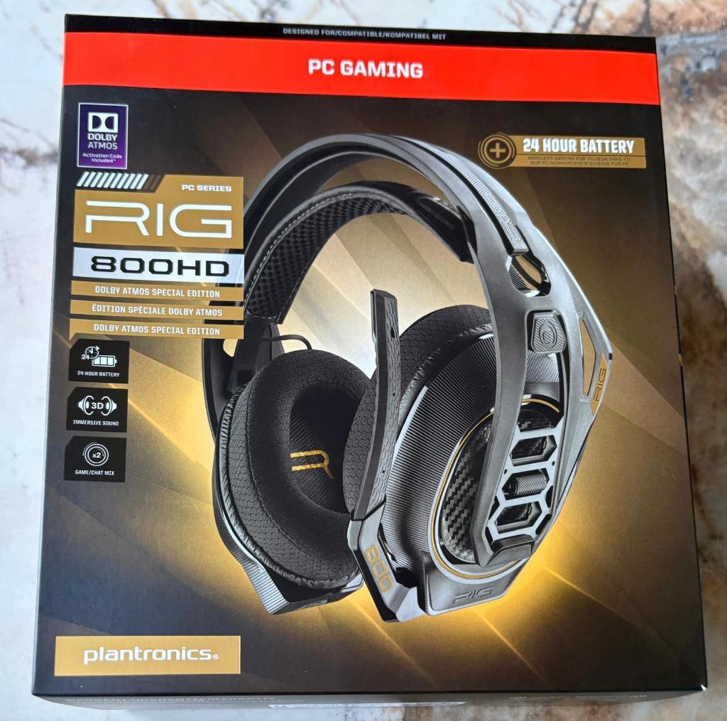 Plantronics RIG 800HD – Draadloze Gaming Headset (voor PC), Computers en Software, Headsets, Nieuw, Over-ear, Draadloos, Gaming headset