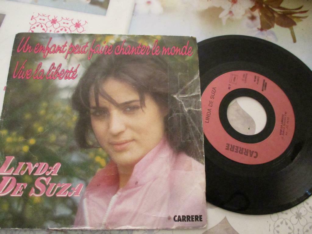 DISQUE VINYL 45 TOURS LINDA DE SUZA "UN ENFANT PEUT FAIRE CH, Enlèvement ou Envoi, Autres genres