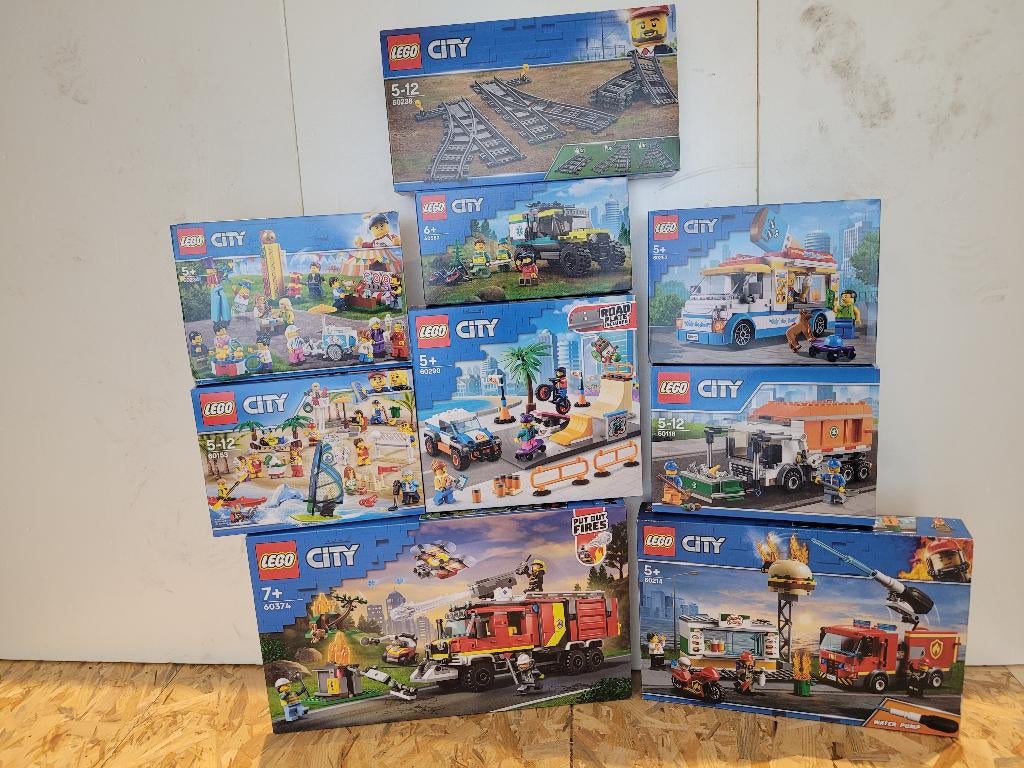 Lego City sets, alle sets zijn nog verzegeld., City, Lego, Nieuw, Ophalen of Verzenden