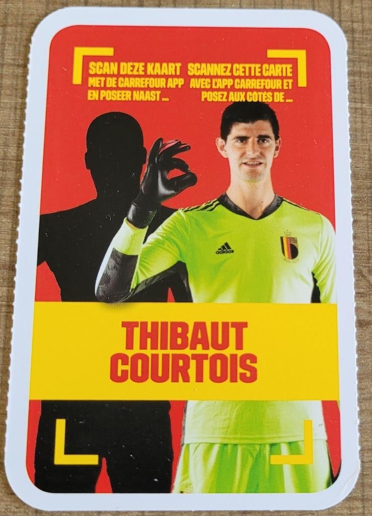 Thibaut Courtois: fotokaart, Ophalen of Verzenden, Zo goed als nieuw, Poster, Plaatje of Sticker