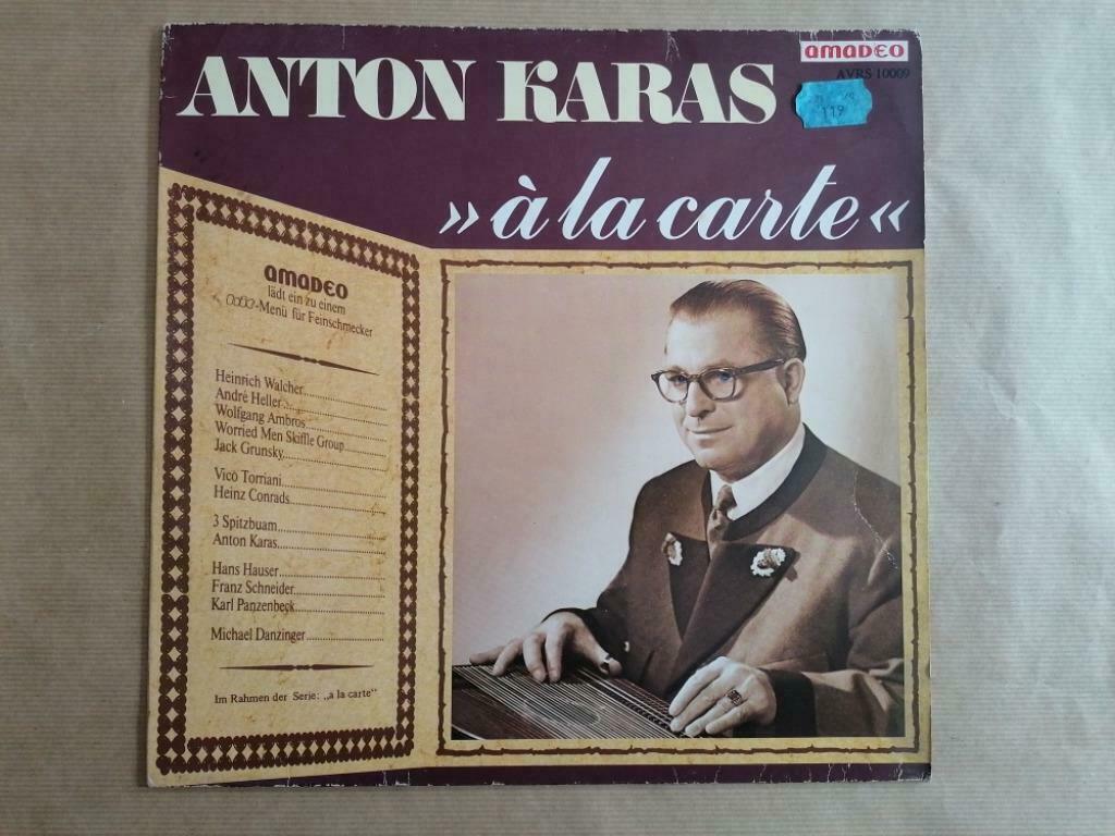 33T ANTON KARAS « À LA CARTE » Label : Amadeo – AVRS 10009, Ophalen of Verzenden