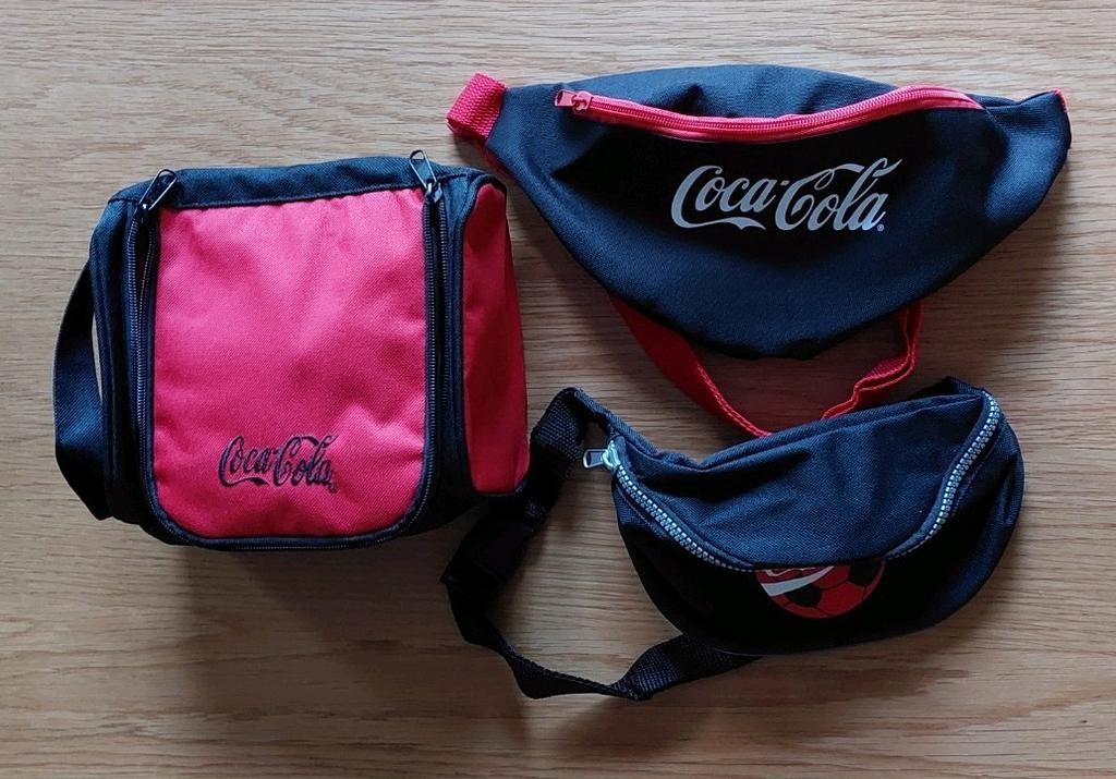 2 fanny pack Coca-Cola heuptasjes en 1 draagtasje, Ophalen of Verzenden, Nieuw, Gebruiksvoorwerp