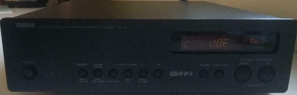 Yamaha TX-10 RDS FM Tuner, Audio, Tv en Foto, Tuners, Ophalen of Verzenden, Gebruikt, Analoog