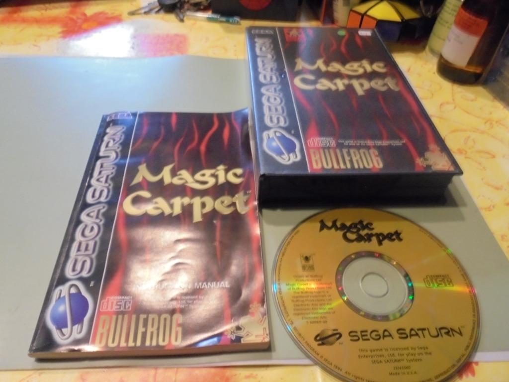 Sega Saturn Magic Carpet (CIB), Ophalen of Verzenden, Gebruikt, Saturn of Dreamcast, Vanaf 12 jaar