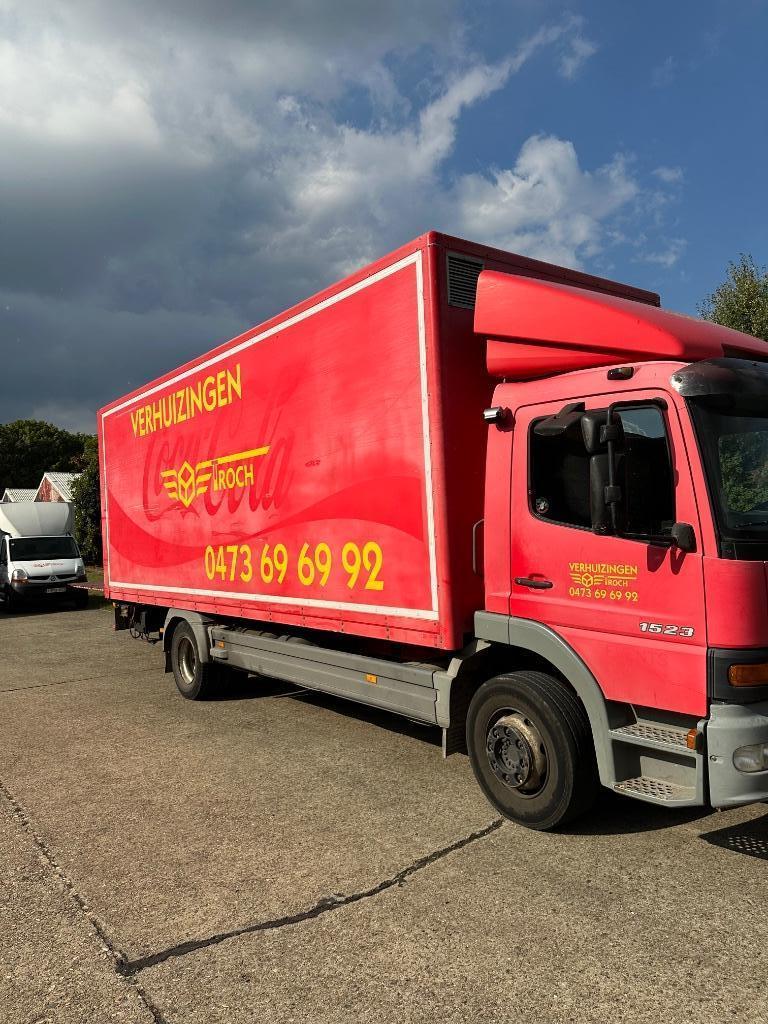 Verhuiswagen, Zwart, Mercedes-Benz, 2 zetels, 2 deurs