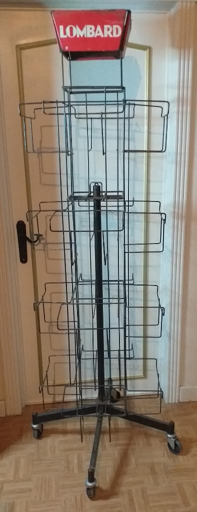 vintage Lombard draaimolen voor strips, Ophalen