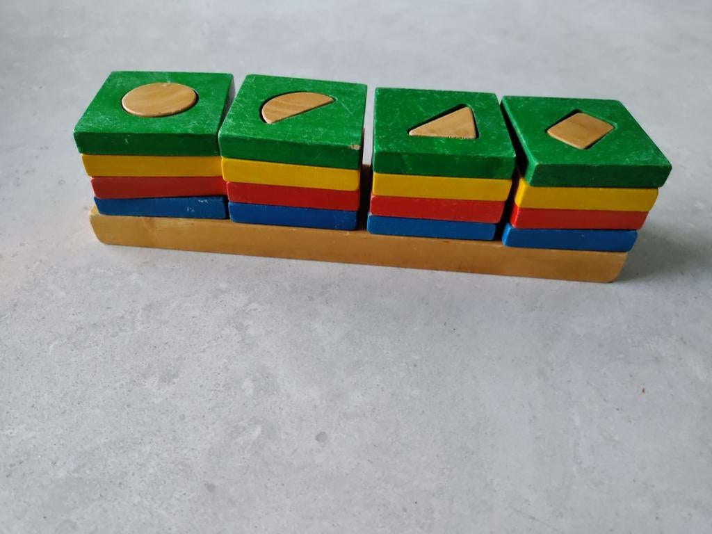 Houten sorteerspel, Enlèvement, Utilisé