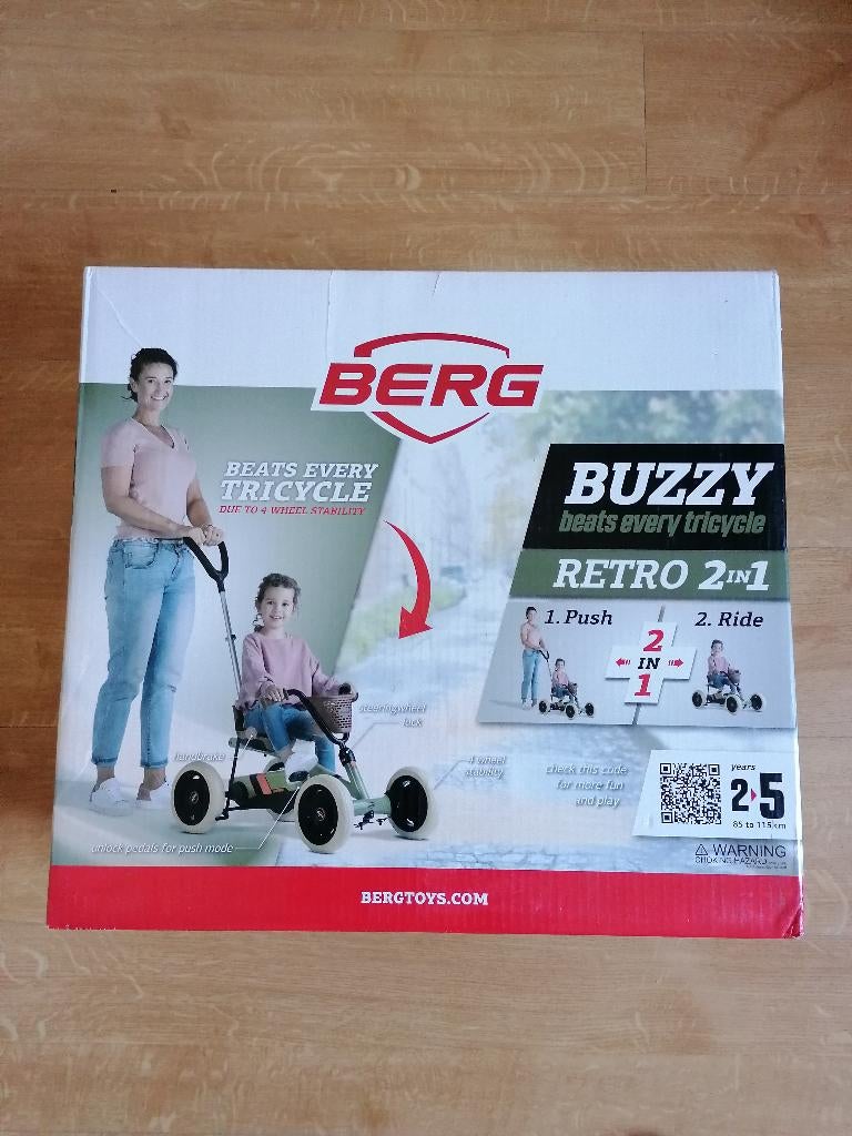 gocart berg 2 tot 5 jaar, Ophalen, Zo goed als nieuw, Berg