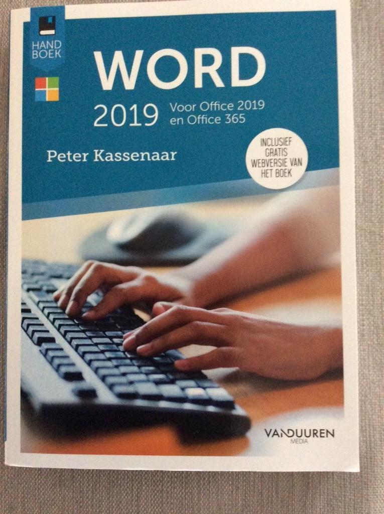 Handboek Word 2019 voor Office 2019 en Office 365, Ophalen of Verzenden, Nieuw, Overige niveaus, Informatica en Computer