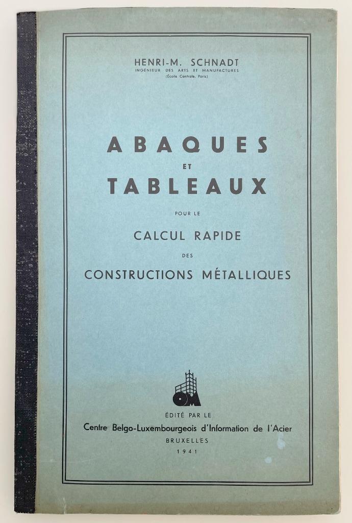 Abaques et Tableaux pour le calcul rapide des constructions, Livres, Science, Enlèvement ou Envoi