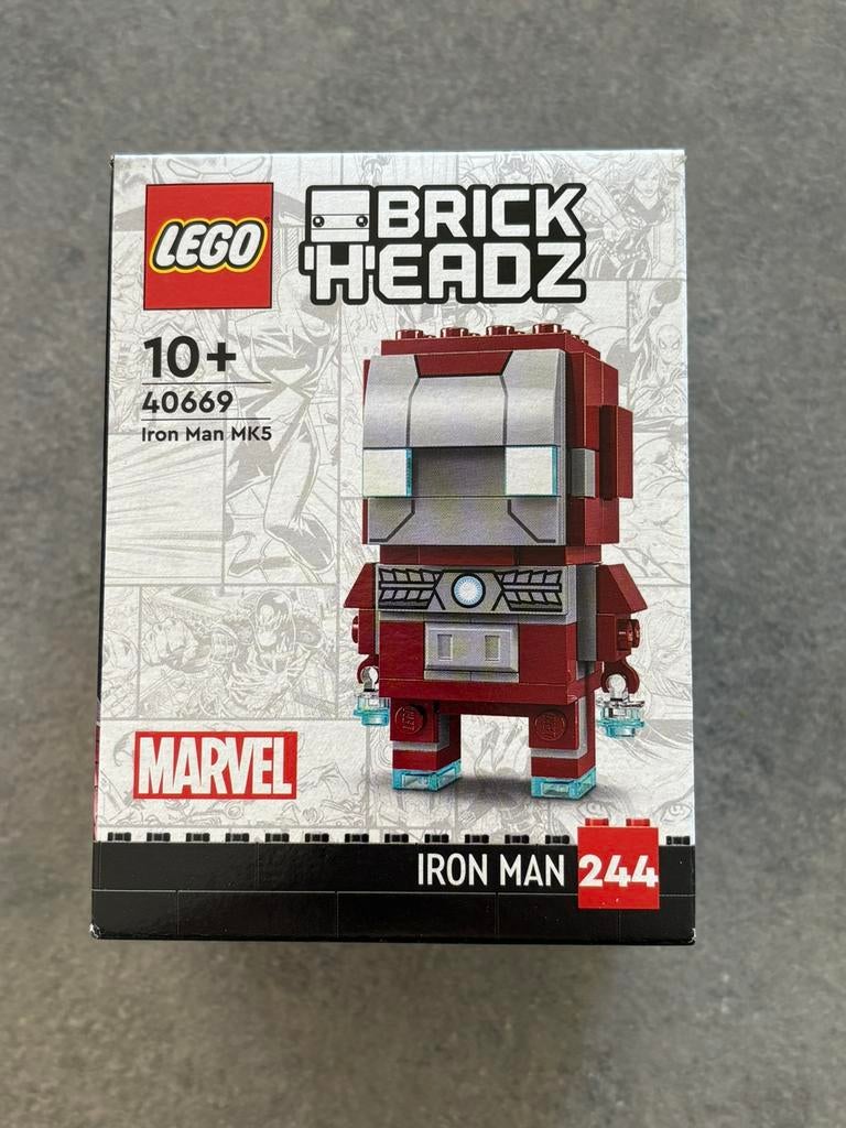 Lego Brickheadz 40669 Iron Man MK5 (sealed), Ophalen of Verzenden, Nieuw, Complete set, Lego