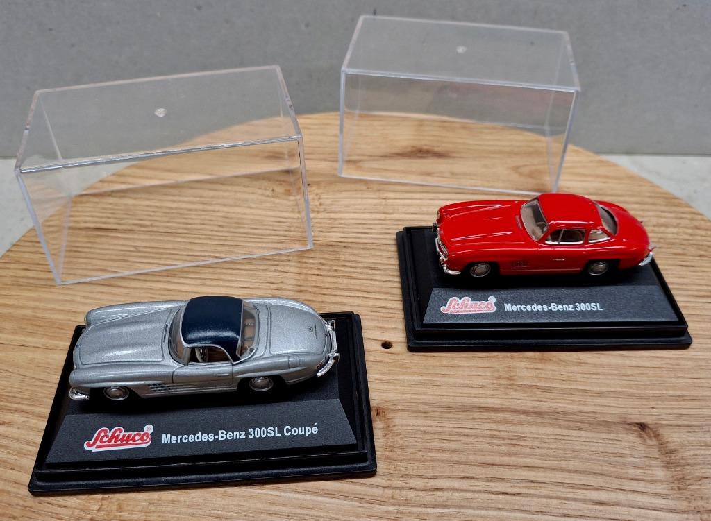 Schuco - Mercedes-Benz 300SL en 300SL Coupé, Enlèvement, Comme neuf, Voiture