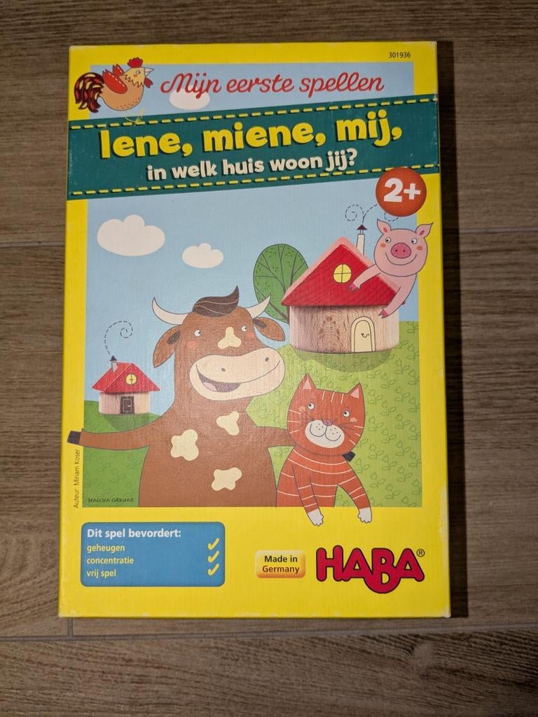 Haba Spel 2+ - Mijn eerste spellen - Iene, miene, mij,..., Enlèvement, Comme neuf