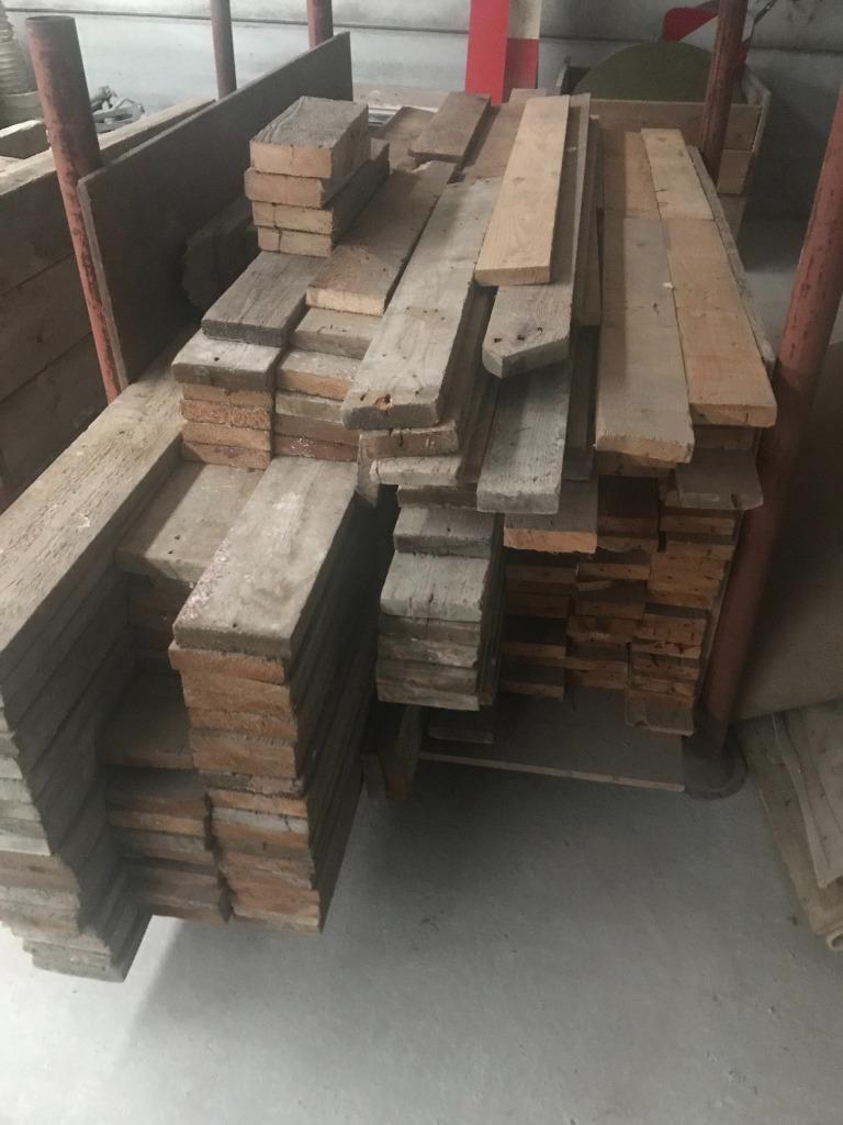 Bekistingshout, Doe-het-zelf en Bouw, Hout en Planken, Ophalen