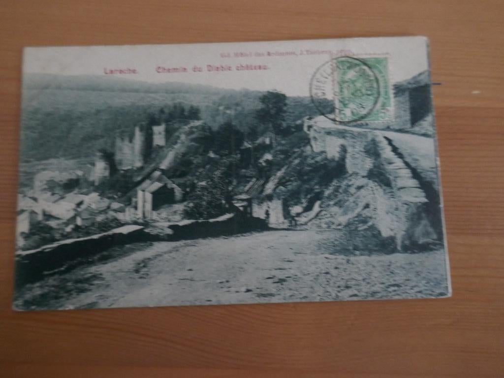 château de la Roche Chemin du Diable, Enlèvement ou Envoi, Affranchie, Luxembourg
