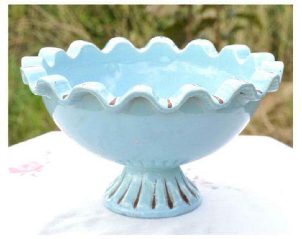 §coupe a fruit en faience art deco, Enlèvement ou Envoi