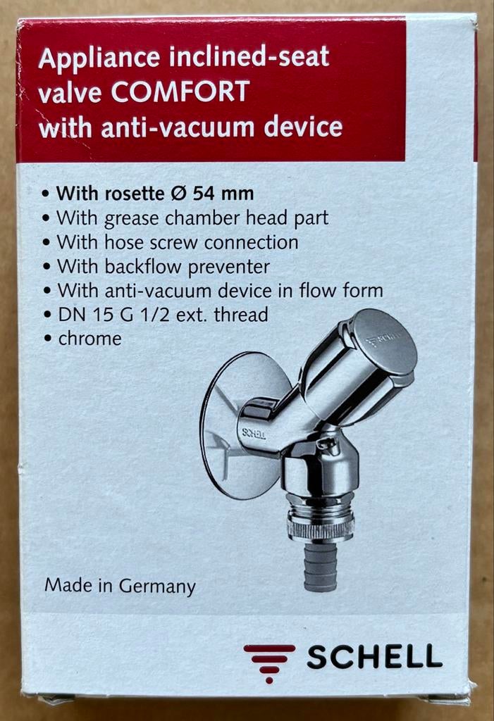 Robinet service Schell pour machine à laver (lave-vaisselle), Maison & Meubles, Enlèvement ou Envoi, Neuf