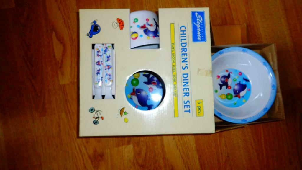 servies baby/kind-5 delig-NIEUW!, Kinderen en Baby's, Overige Kinderen en Baby's, Nieuw, Ophalen