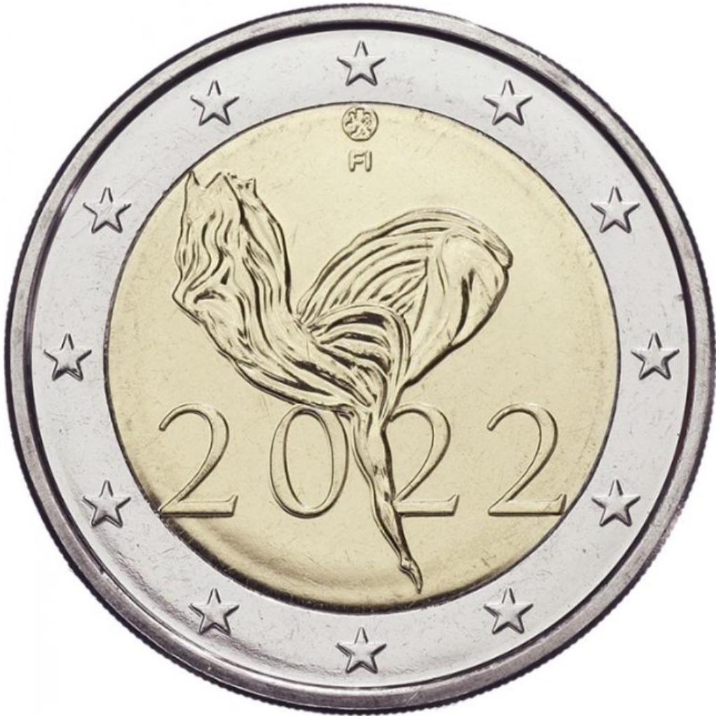 2 euro Finland 2022 Nationaal Ballet, Ophalen of Verzenden, Finland, 2 euro