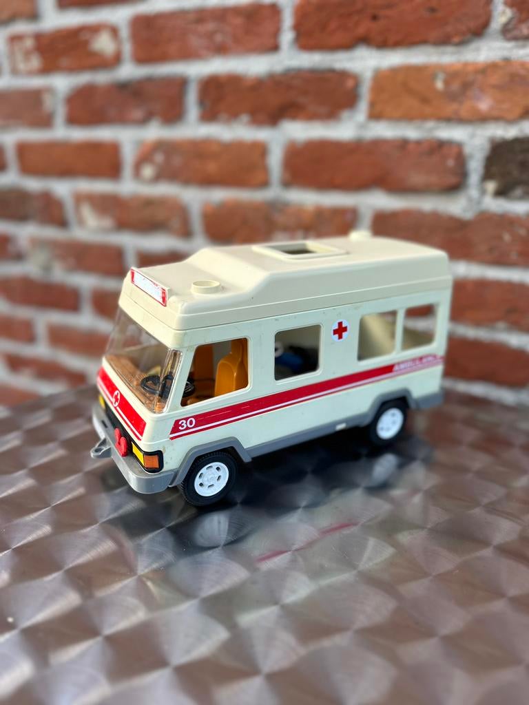 Playmobile vintage ambulance ziekenwagen, Enlèvement, Utilisé