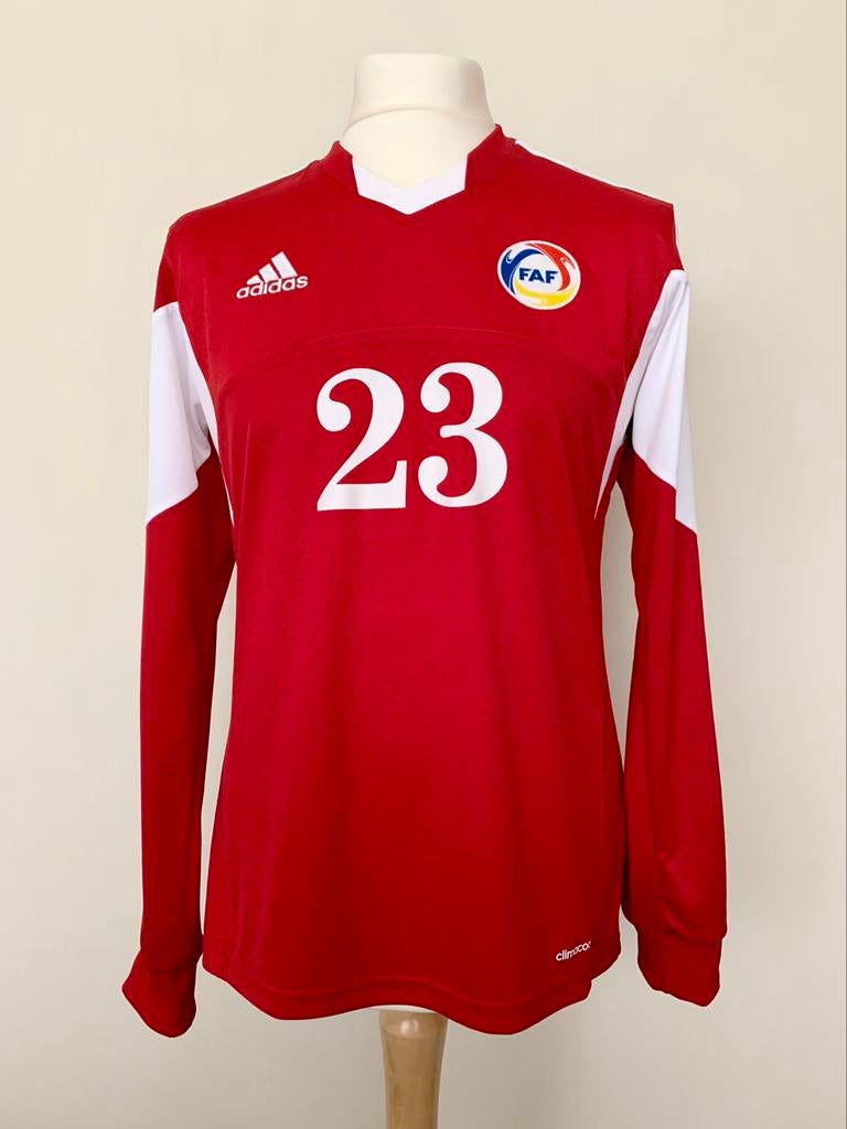 Andorra 2015-2016 Special #23 match worn Adidas shirt, Maat M, Ophalen of Verzenden, Gebruikt, Shirt