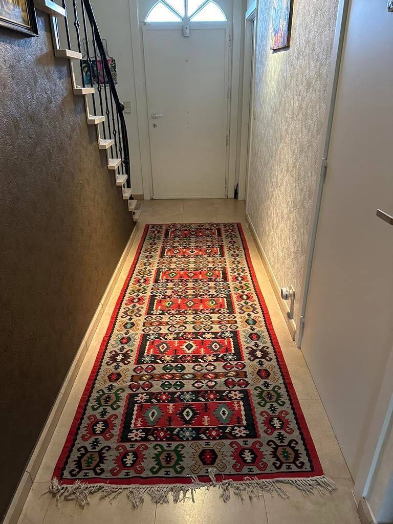 Antieken Turkse Kilim, Ophalen, Gebruikt