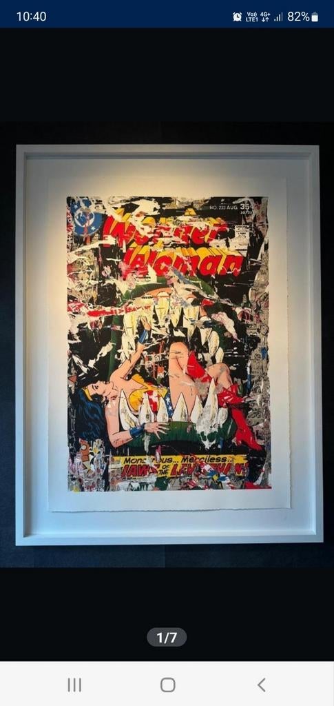 sérigraphie de Mr Brainwash, Antiquités & Art, Enlèvement
