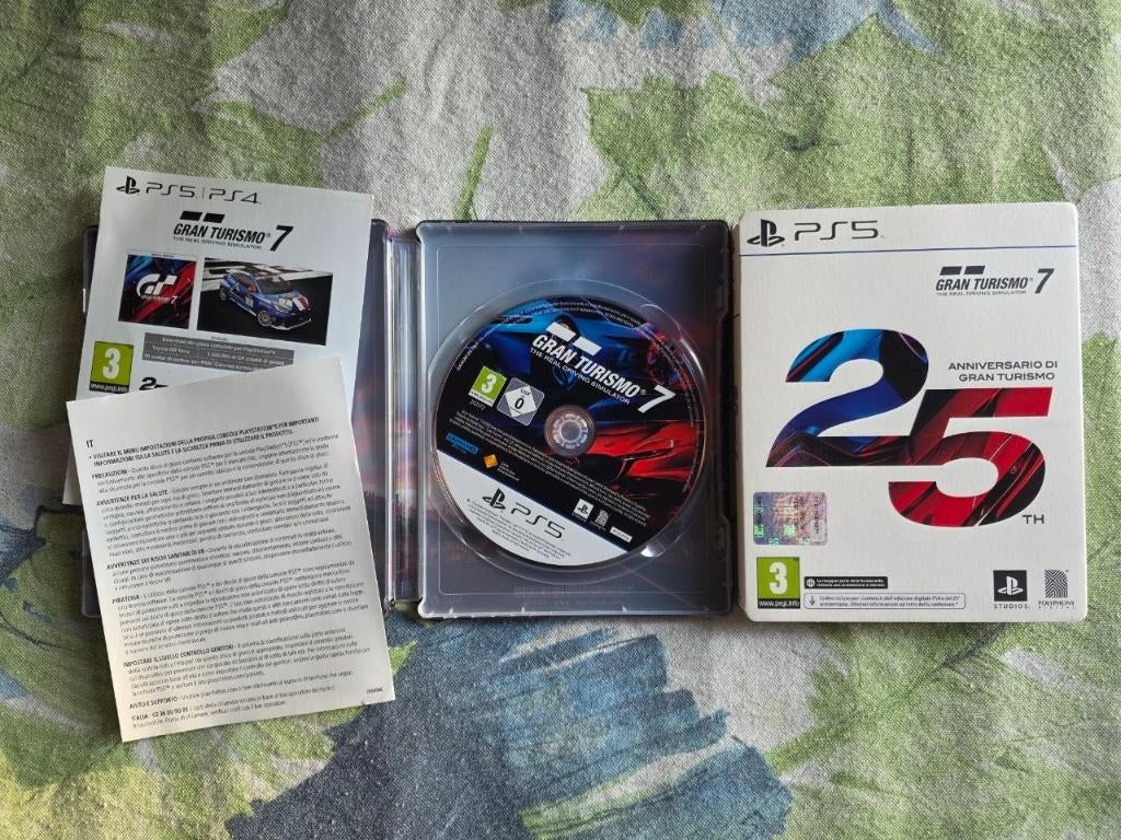 Gran Turismo 7 25th Anniversary PS5 - With Steelbook, Consoles de jeu & Jeux vidéo, Enlèvement ou Envoi, Comme neuf