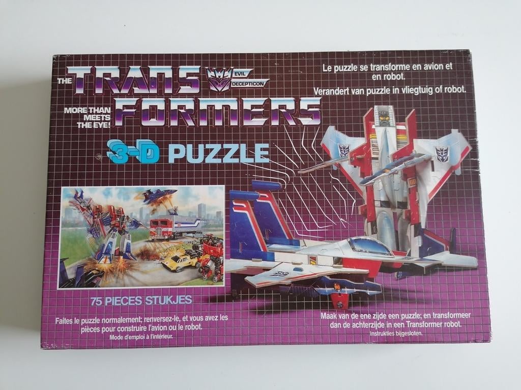 Transformers 3-D puzzle 1985, Ophalen of Verzenden, Gebruikt