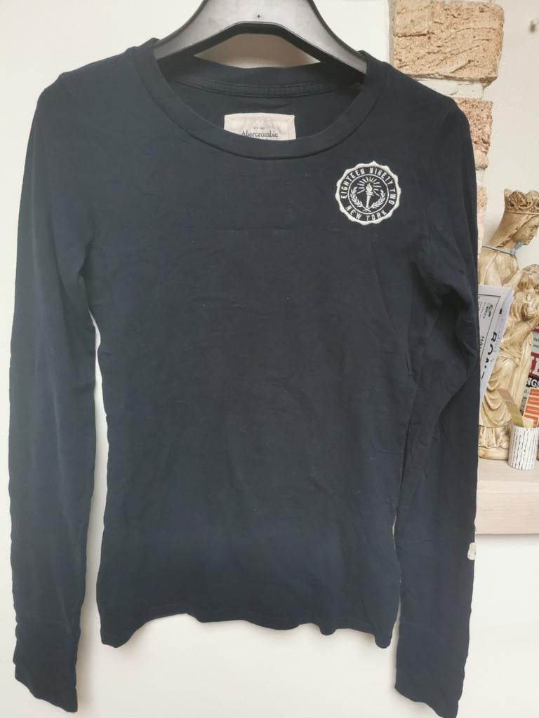 Sweat-shirt bleu foncé Abercrombie & Fitch, Enlèvement ou Envoi, Porté, Taille 34 (XS) ou plus petite