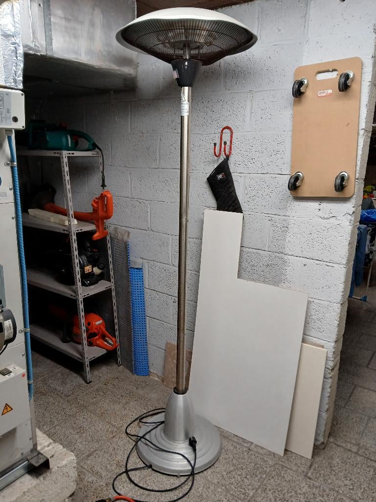 chauffage de terrasse électrique, Enlèvement, Utilisé, Électrique