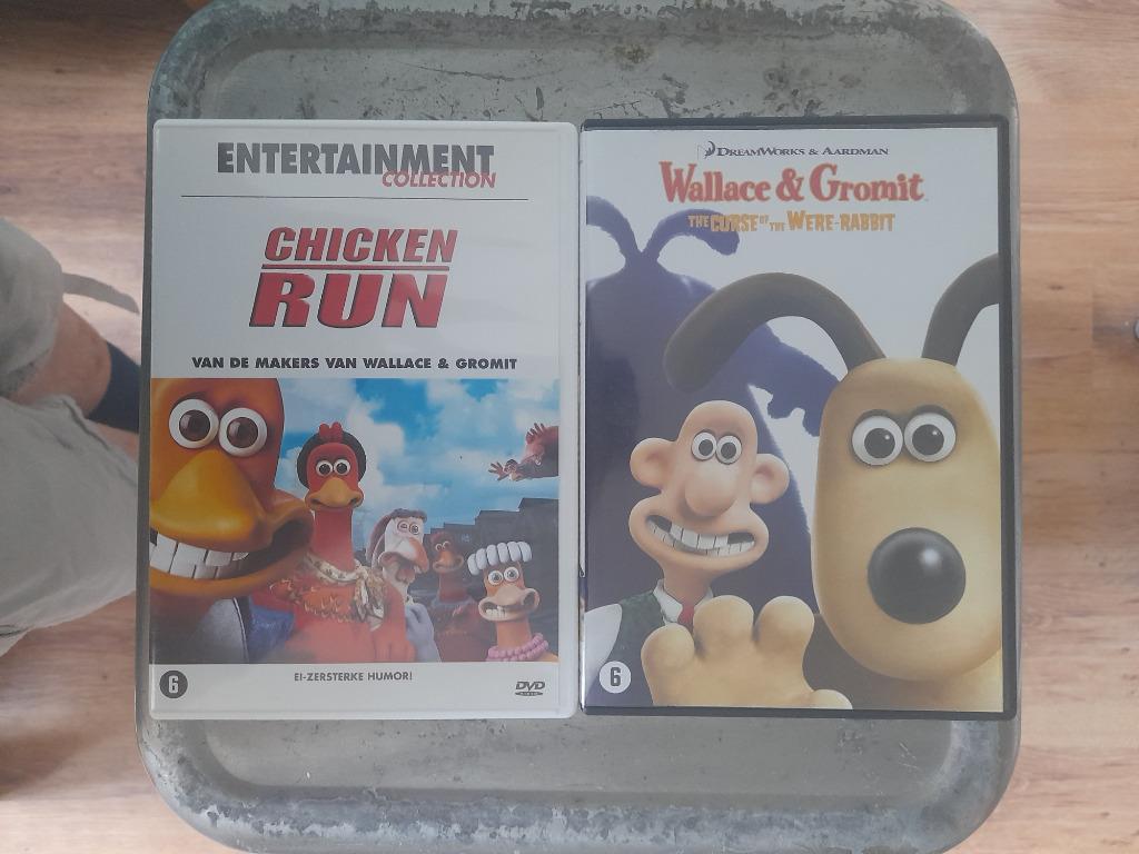 Chicken Run + Curse of the were-rabbit (Wallace & Gromit), Europees, Verzenden, Alle leeftijden, Zo goed als nieuw