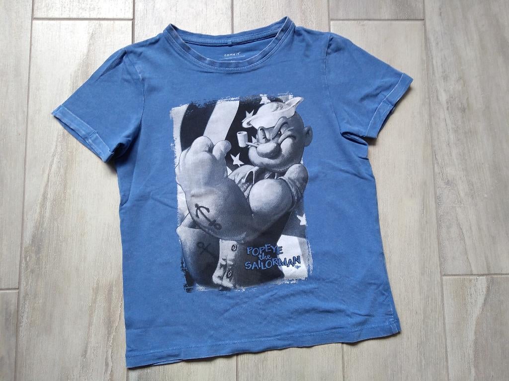 ★ M122/128 - T-Shirt popye 'name it', Enfants & Bébés, Vêtements enfant | Taille 122, Garçon, Enlèvement ou Envoi, Chemise ou À manches longues