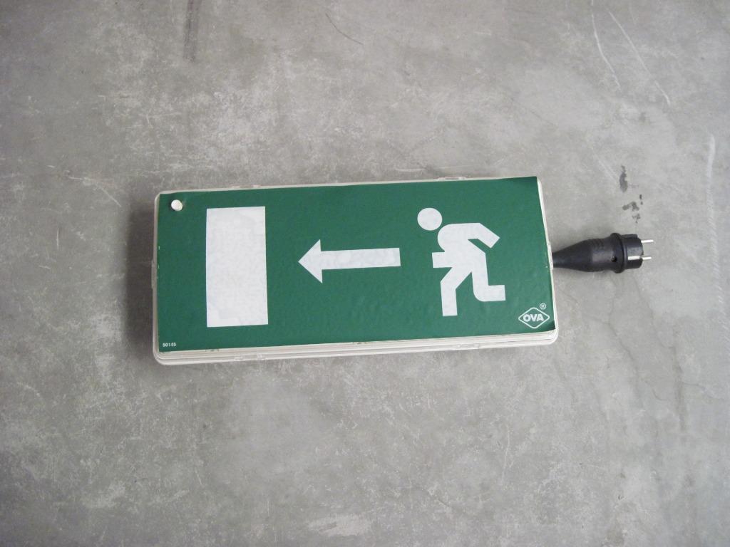 noodverlichting, Enlèvement