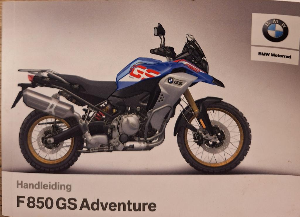 Originele BMW F 850 GS Adventure Handleiding (Nederlands), Motoren, Ophalen of Verzenden, BMW