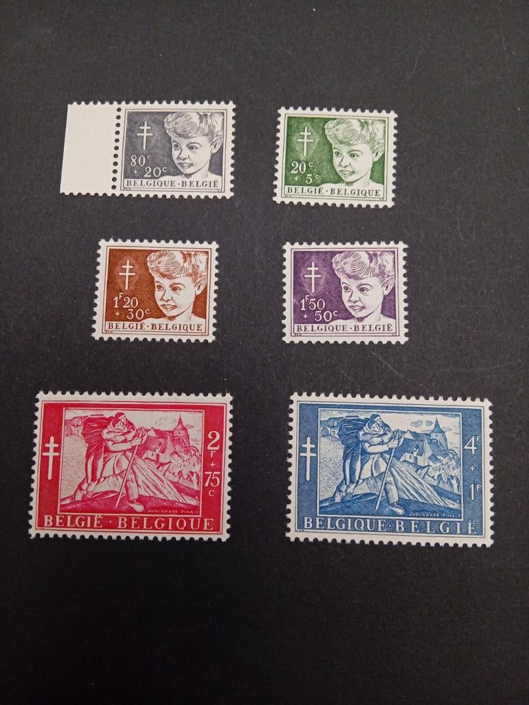 Timbres de Belgique n 955/960** lot 40B, Enlèvement ou Envoi, Neuf